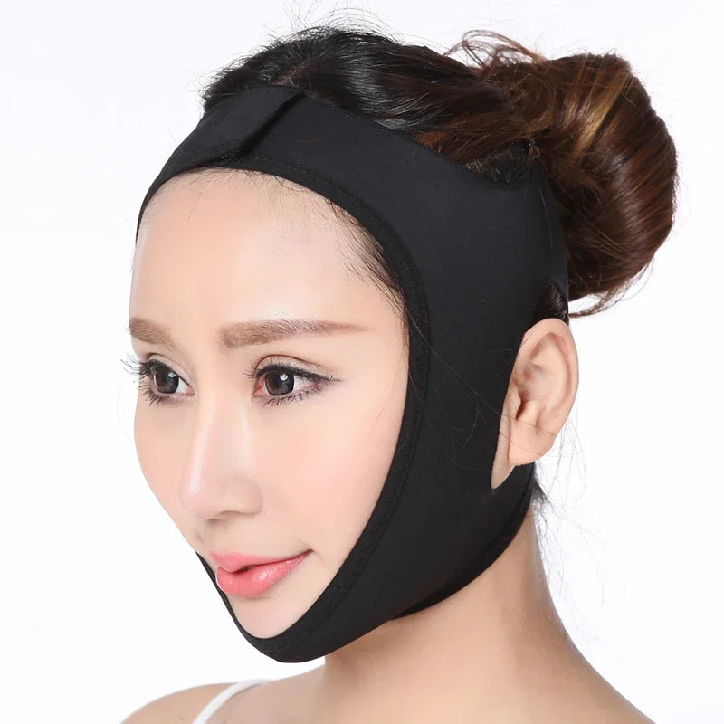 Elastic Face Bandage Slimming Tape – V-Line Shaper & Jawline Facial Lift Device