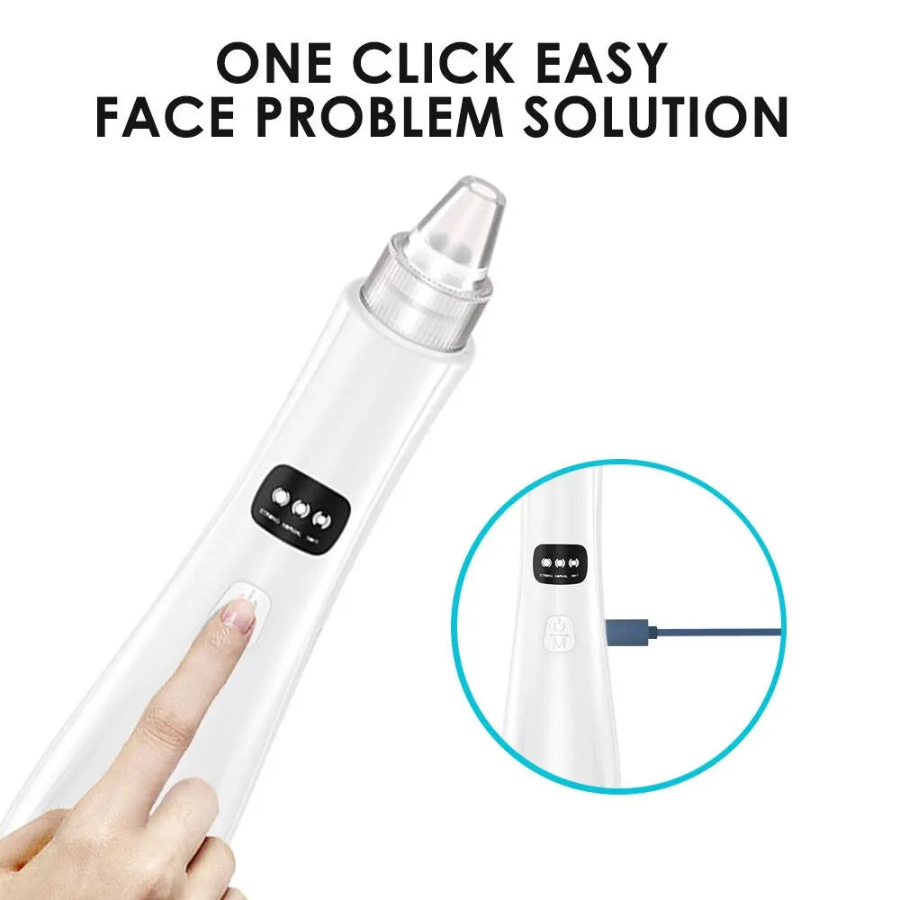 3 Suction Mode Face Cleansing Beauty Machine for Dead Skin & Blackhead Removal