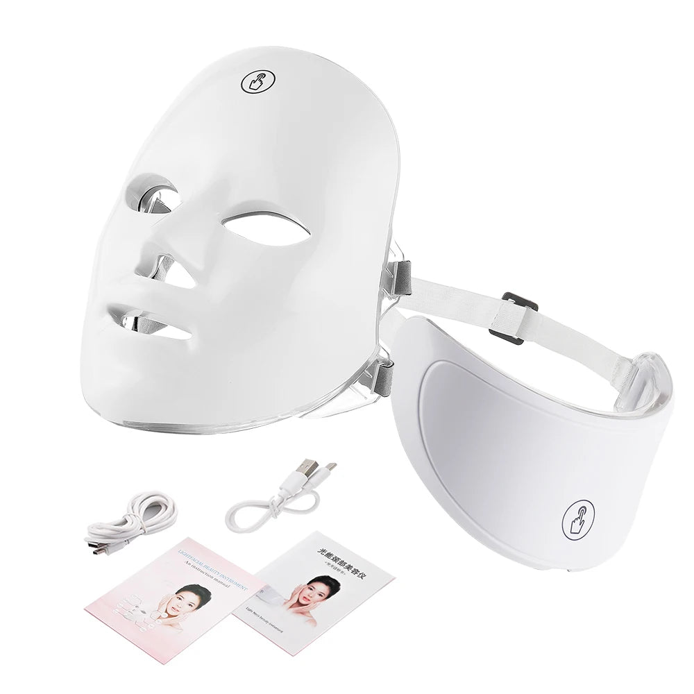 Face and Neck Beauty Machine – LED Skin Care Massager for Anti-Aging & Firming