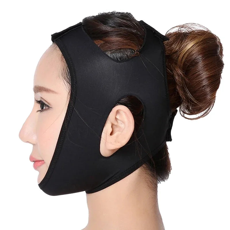 Elastic Face Bandage Slimming Tape – V-Line Shaper & Jawline Facial Lift Device