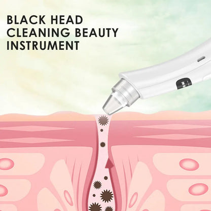 3 Suction Mode Face Cleansing Beauty Machine for Dead Skin & Blackhead Removal