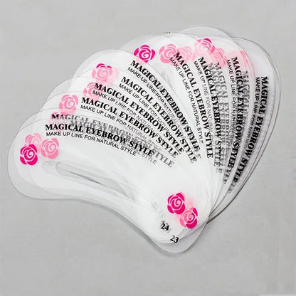 24 Styles Eyebrow Shaping Stencils – Ultimate Grooming Kit for Women