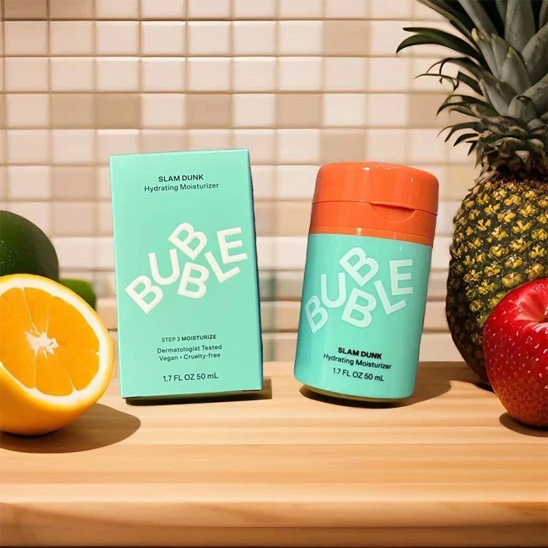 50ml Bubble Moisturizing Face Cream – Vitamin E &amp; Aloe Vera Gel for Dry Skin Repai