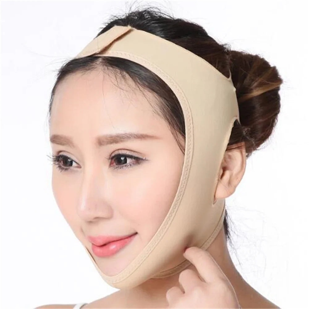 Elastic Face Bandage Slimming Tape – V-Line Shaper & Jawline Facial Lift Device