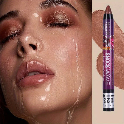 2-in-1 Glitter Eyeshadow & Lip Liner Pen – Smudge-Proof, High-Pigment Sparkle for Ultimate Glam