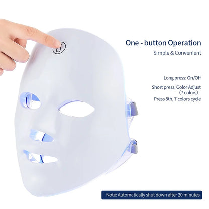 Face and Neck Beauty Machine – LED Skin Care Massager for Anti-Aging & Firming