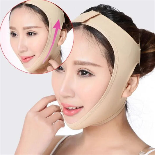 Elastic Face Bandage Slimming Tape – V-Line Shaper & Jawline Facial Lift Device