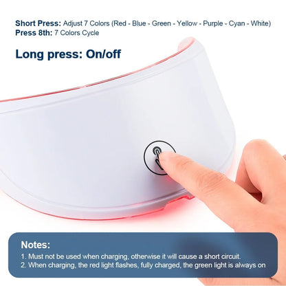 Face and Neck Beauty Machine – LED Skin Care Massager for Anti-Aging & Firming