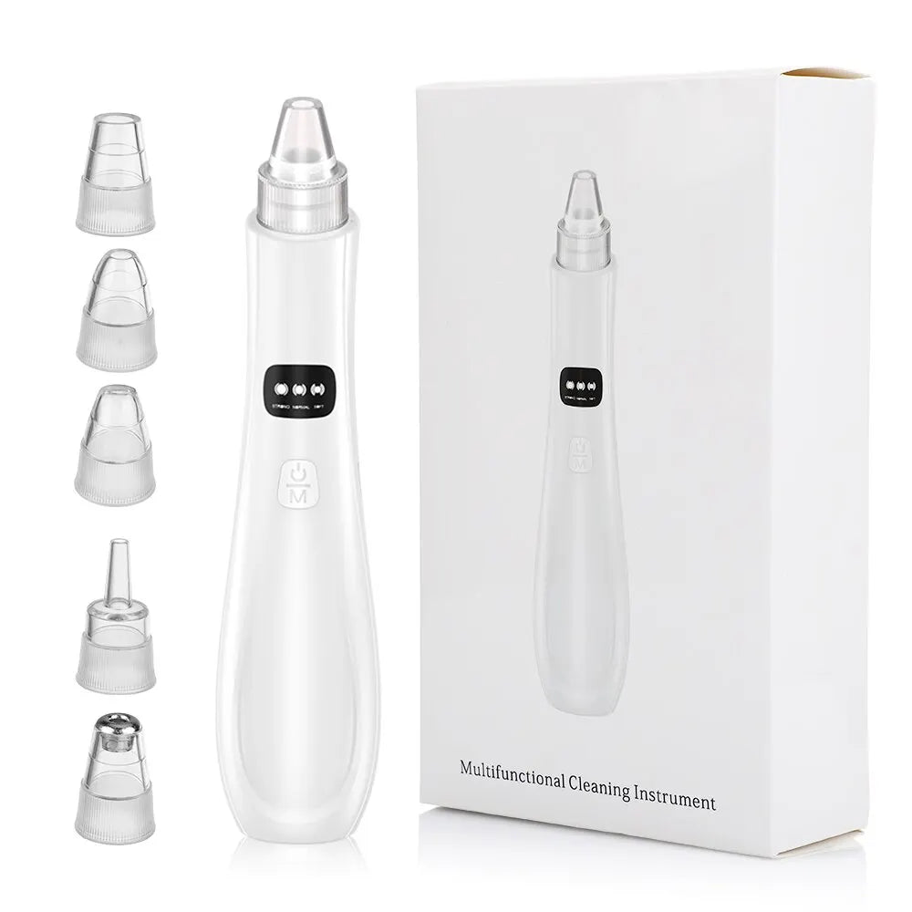 3 Suction Mode Face Cleansing Beauty Machine for Dead Skin & Blackhead Removal