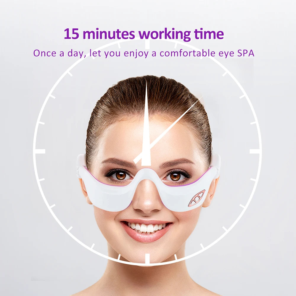 Rechargeable Electric Eye Massager – Anti-Wrinkle & Eye Fatigue Relief Beauty Tool