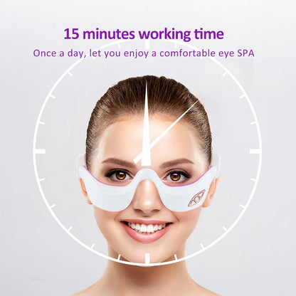 Rechargeable Electric Eye Massager – Anti-Wrinkle & Eye Fatigue Relief Beauty Tool