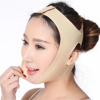 Elastic Face Bandage Slimming Tape – V-Line Shaper & Jawline Facial Lift Device