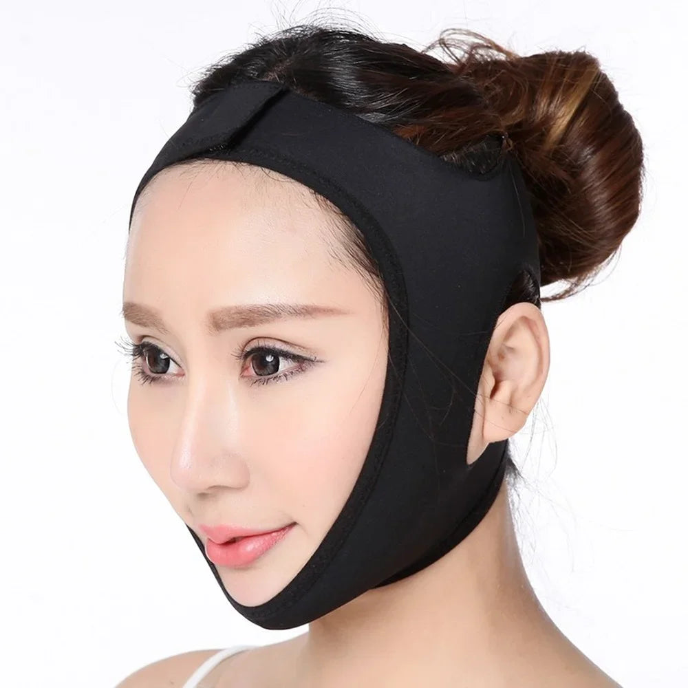 Elastic Face Bandage Slimming Tape – V-Line Shaper & Jawline Facial Lift Device