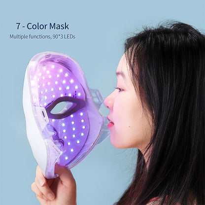 Face and Neck Beauty Machine – LED Skin Care Massager for Anti-Aging & Firming