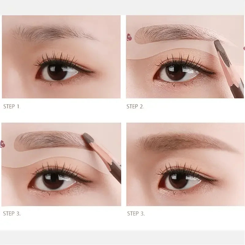 24 Styles Eyebrow Shaping Stencils – Ultimate Grooming Kit for Women