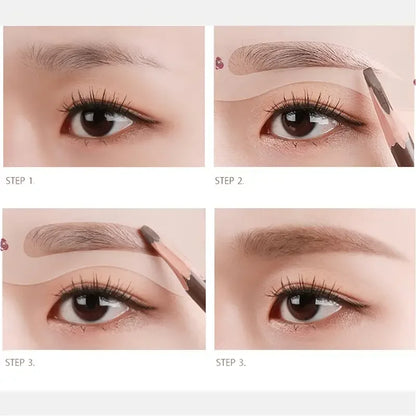 24 Styles Eyebrow Shaping Stencils – Ultimate Grooming Kit for Women