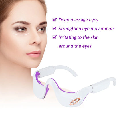 Rechargeable Electric Eye Massager – Anti-Wrinkle & Eye Fatigue Relief Beauty Tool