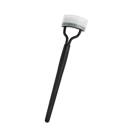 New Black & Pink Eyelash Curler – Metal Lash Brush Comb & Portable Lash Separator